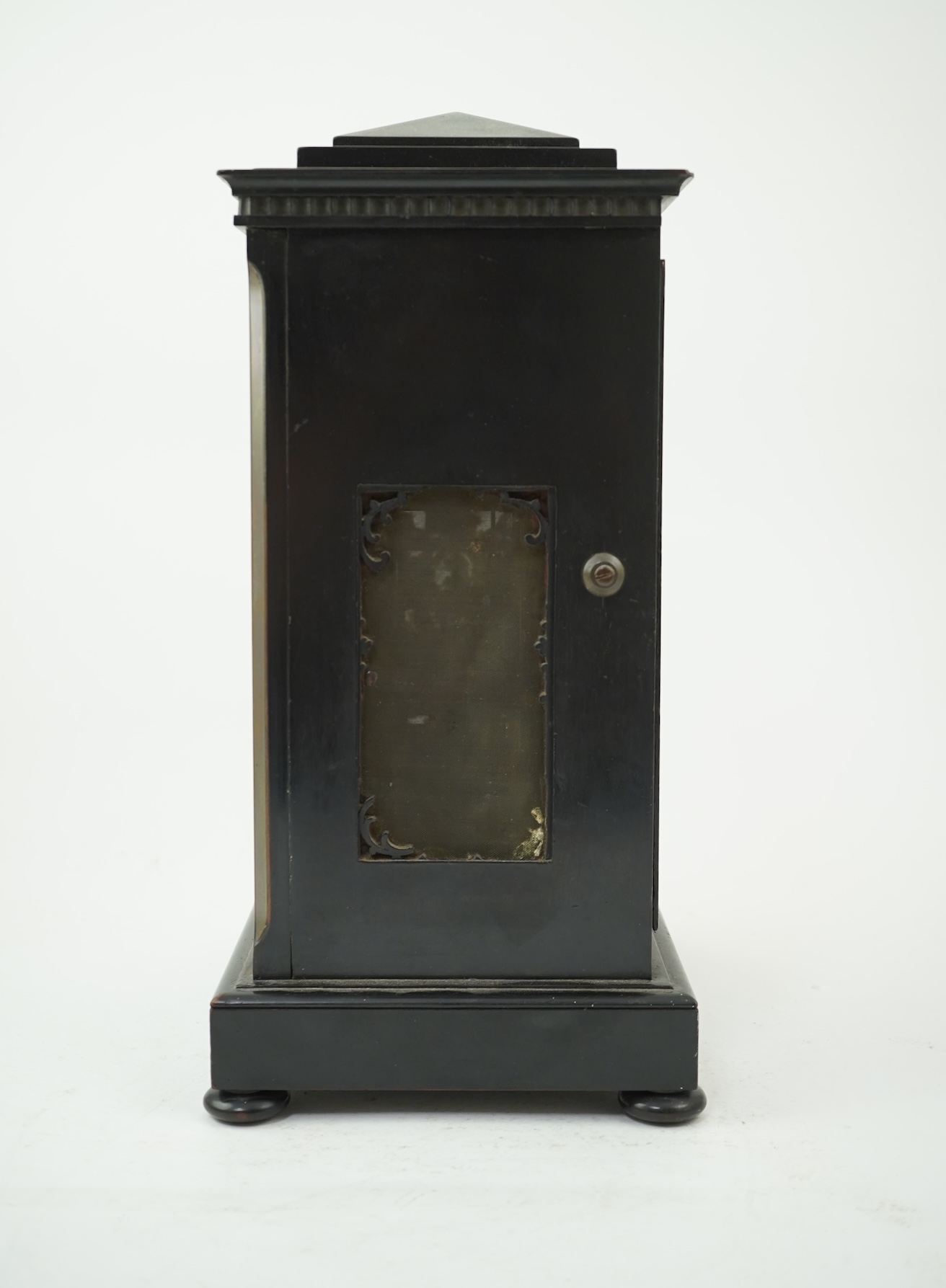 An early 19th century double fusee ebonised bracket clock by James McCabe